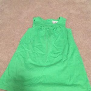 Green Hanna Anderson dress ( or long tank)